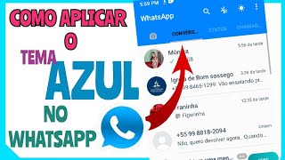 COMO COLOCAR O TEMA AZUL NO WHATSAPP EM 2021 screenshot 3