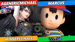 Supernova 2024 WINNERS FINALS - AGenericMichael (Bayonetta) Vs. Marcus (Ness) Smash 4 Tournament