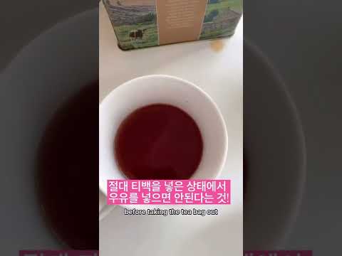 🇬🇧How <strong>to</strong> make perfect English breakfast <strong>tea</strong> 영국의 국민 티 만들기!#영국영어 #영국발음 #britishenglish