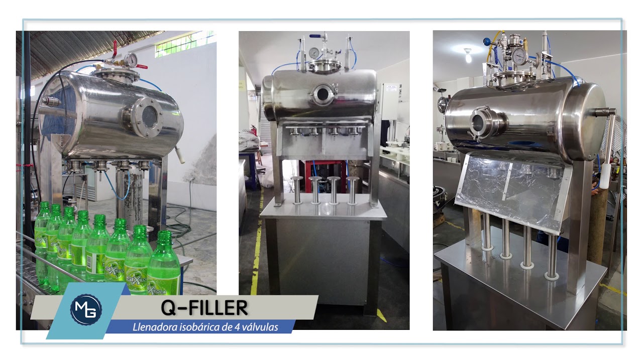 Llenadoras isobáricas para cerveza y líquidos gasificados - MG BOTTLING