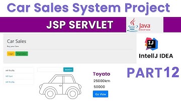 Car Sales System Project using Jsp Servlet | Part 12