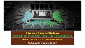 Multiprocessors, Multicore, and Real-Time Scheduling: Part1