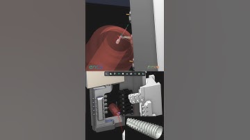 ENCY Swiss Turning B Axis Simulation #encycam #sprutcam #swissturning #swissmachine #cadcamcnc