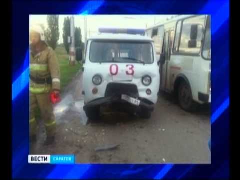 Крупная авария в Балакове: столкнулись две скорые помощи