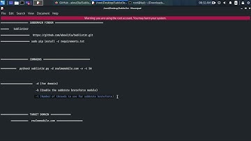 Subdomain Find Using Sublist3er Kali Linux