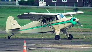 Piper PA-20 Built in 1950. A Lazy Day at KPJC. Aviation.