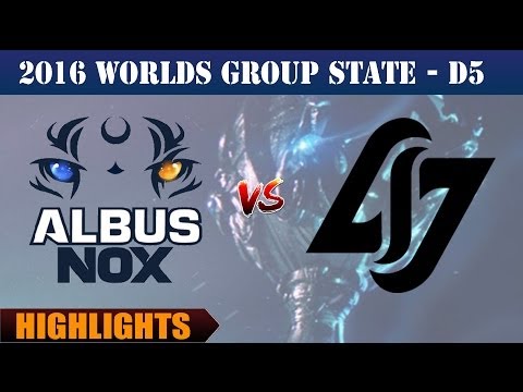 [Highlights] ANX vs CLG - LoL WCS 2016 D5 - Oct 06, 2016 | Albus NoX Luna vs Counter Logic Gaming