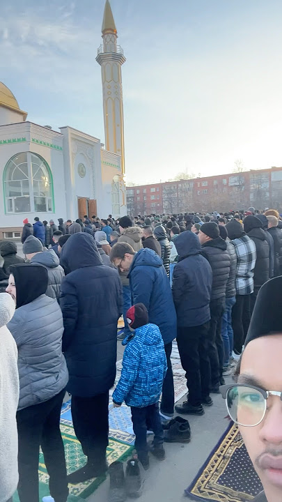 Sholat Idul Adha di Kota Izhevsk, Cuaca -10 masih melaksanakan perintah Allah SWT #kuliahdirusia