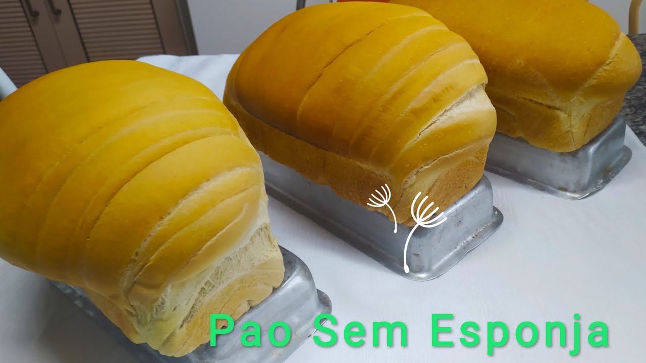 Pao Sem Esponja, de Fermento de Litro