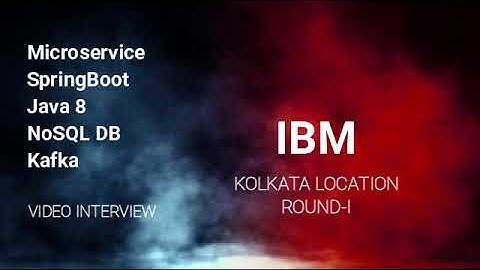 SELECTED | IBM | Java microservice spring boot real time interview | Teams interview