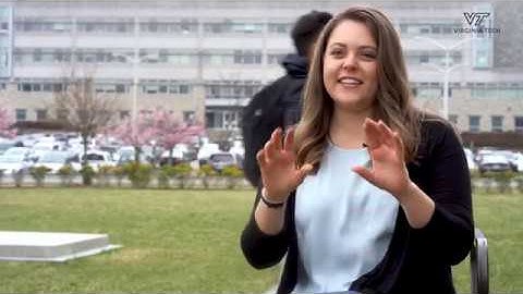 Claudia Desimone, a senior in industrial and systems engineering at Virginia Tech