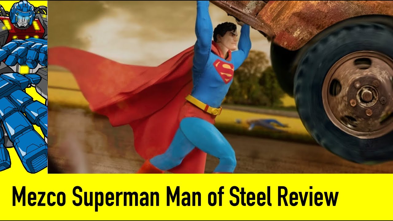 Mezco Superman Man of Steel Review - YouTube
