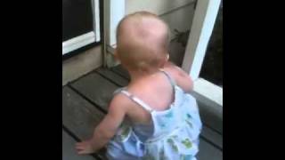 Ava crawls through