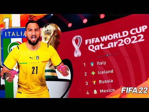 FIFA World Cup 2022 Qatar в FIFA 22 ИТАЛИЯ - ВЕСЬ ГРУППОВОЙ ЭТАП - РОССИЯ МЕКСИКА ИСЛАНДИЯ #1