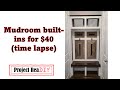 Mudroom built-ins for $40 (timelapse)