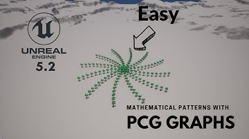 Unreal Engine 5.2 - PCG Graphs - Create Phyllotaxis Pattern (Real Time/Blueprints/Technical Art)