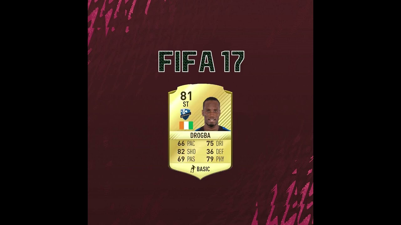 Didier Drogba - Ultimate Team Evolution (Fifa 10 - Fifa 17)