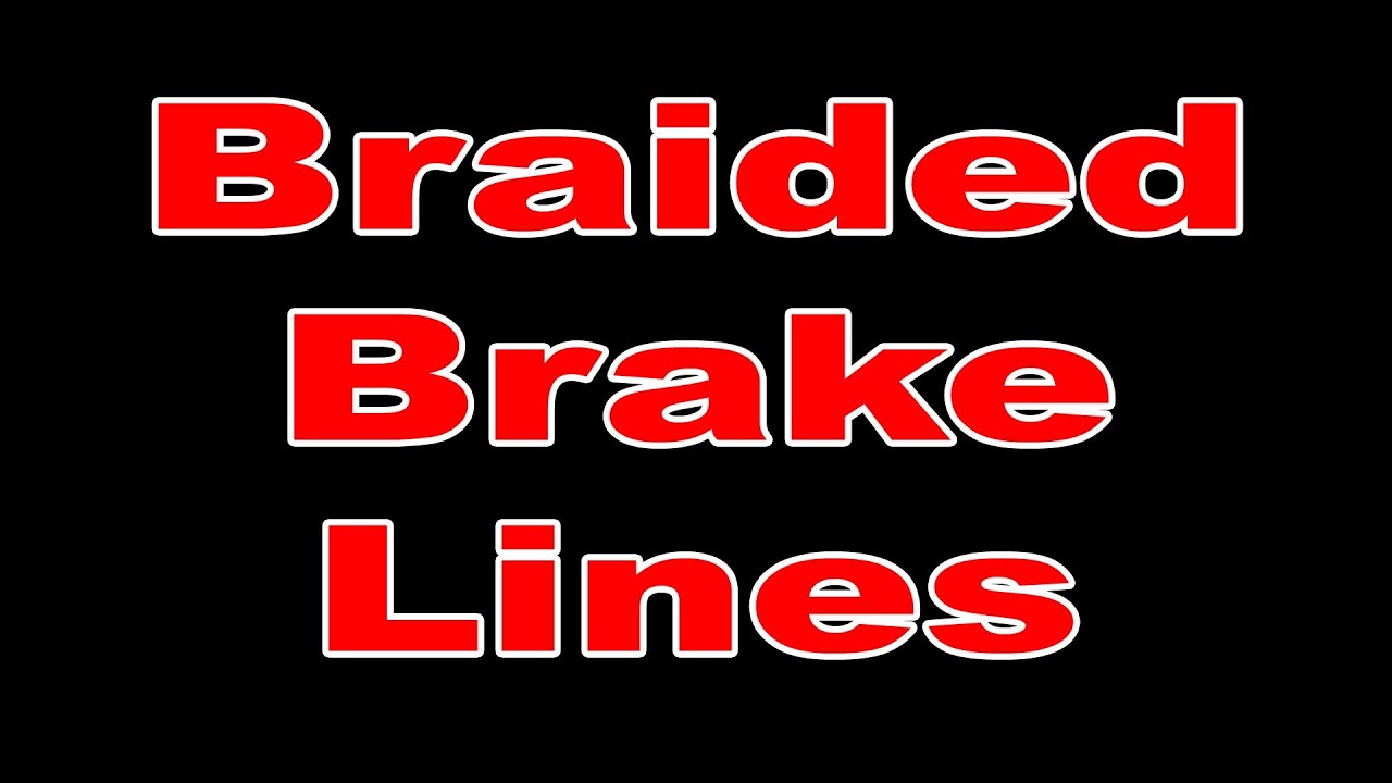 Fitting HEL braided brake lines to a motorcycle YouTube