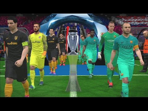 PES 2017, Barcelona vs Atletico Madrid