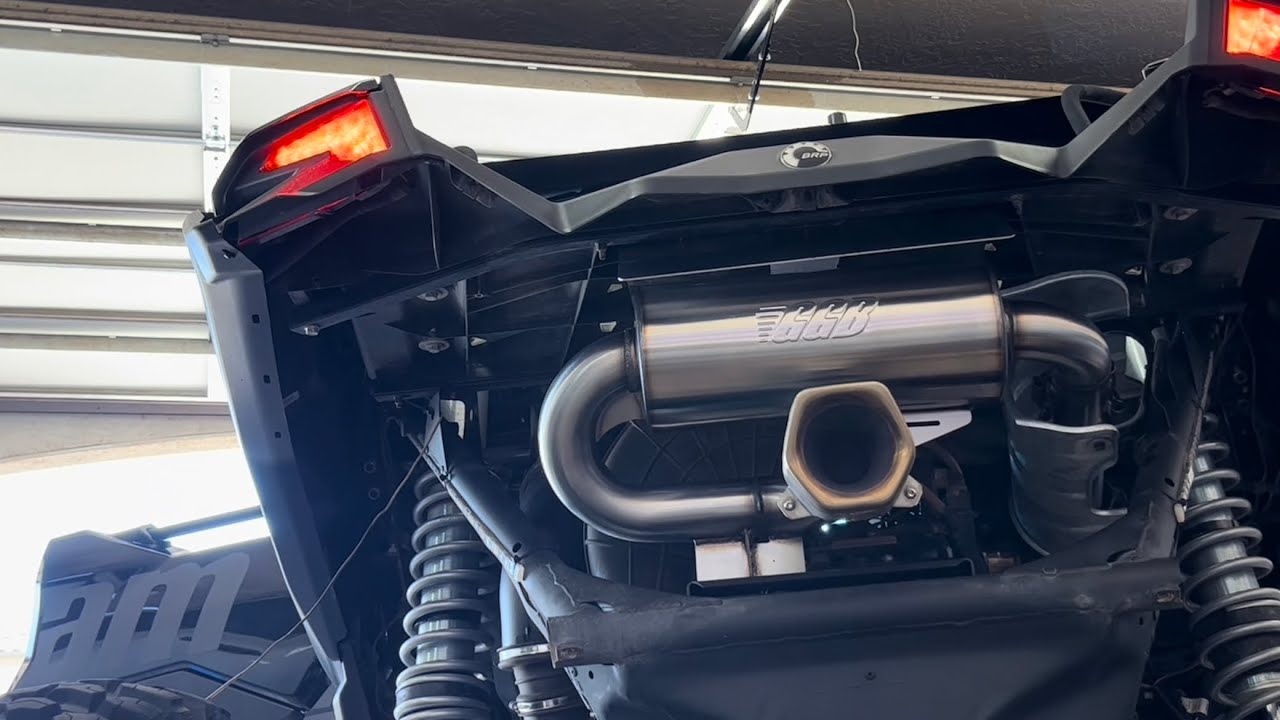 GGB exhaust for the Can Am X3. YouTube