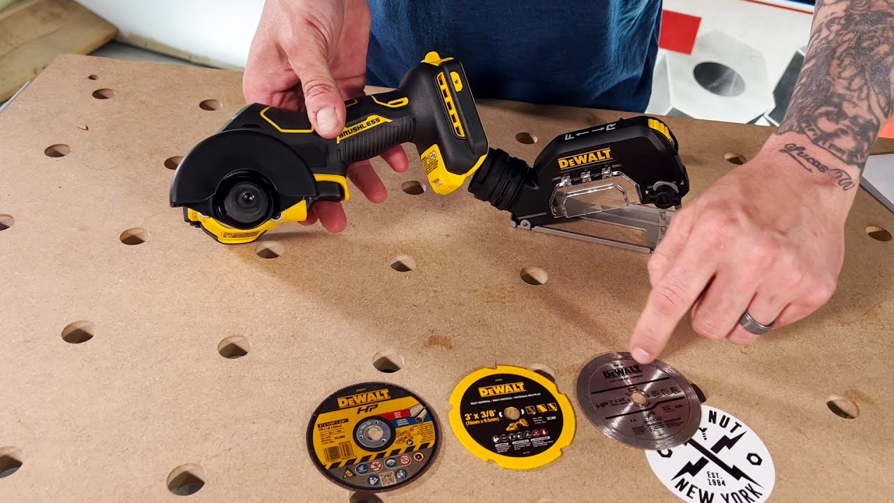 DeWalt MAX XR Brushless Cordless 3-inch Cut-Off Tool - YouTube