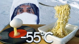 －55℃の場所で8つのクレイジーな実験をしてみた！世界で最も寒い都市、ヤクーツク