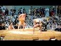 日馬富士横綱初戦 Harumafuji's First Match As Yokozuna