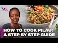 Step by step guide on how to cook  beef pilau