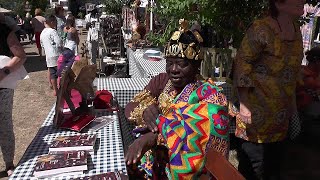 König Céphas Bansah besuchte das Event &quot;Pfalz meets Africa&quot;