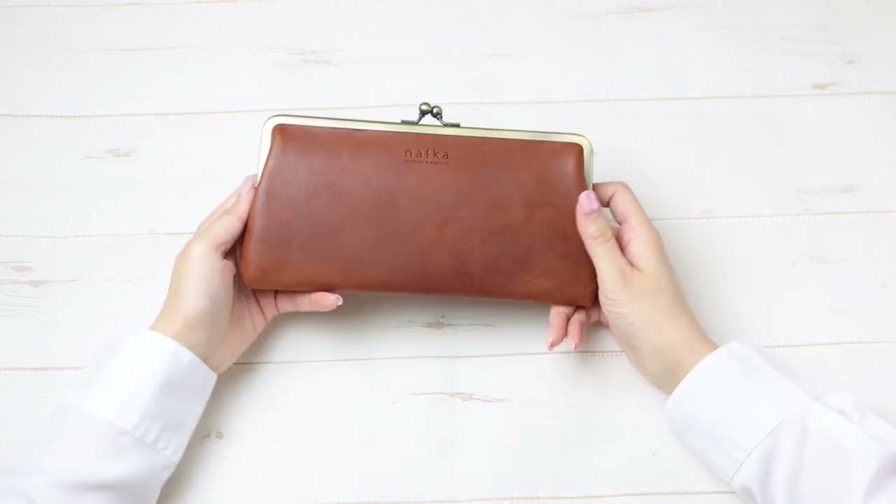 長財布 レディース がま口財布 ロングウォレット スリム 薄い 本革