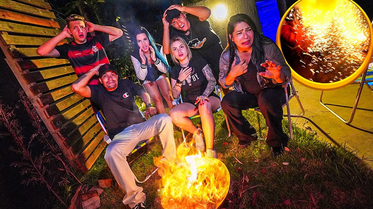 HISTÓRIAS DE TERROR NA FOGUEIRA! *algo sobrenatural aconteceu*