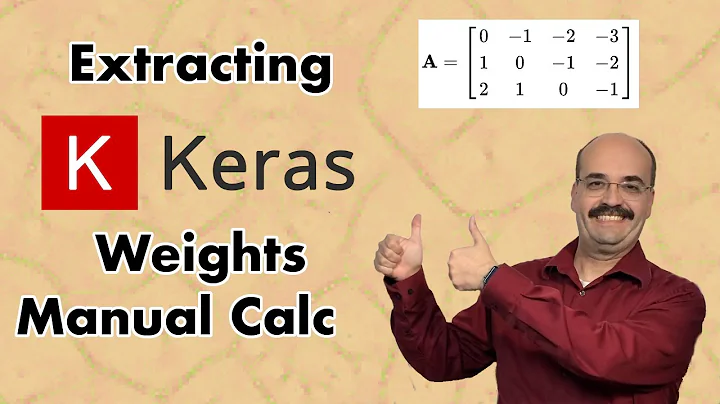 Extracting Keras Weights and Manual Neural Network Calculation (3.5)