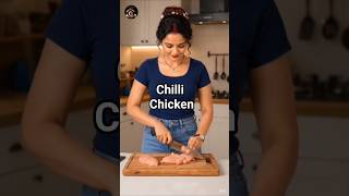 घर पर बनाएं रेस्टोरेंट स्टाइल चिली चिकन 😍 #viralvideo #chickenchilli #chickenchillirecipe #food