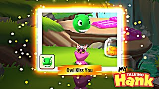 My Talking Hank - Gameplay Walkthrough Part 80 - Owl Kiss You (iOS, Android) screenshot 3