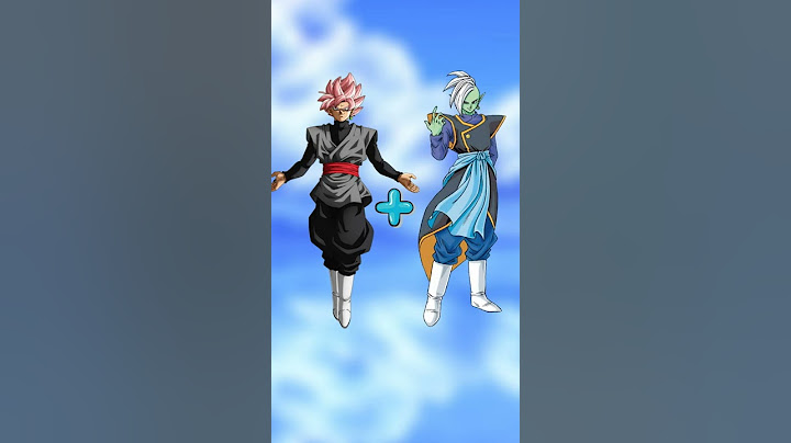 Fusion of Black Goku and Zamasu | Dragon Ball Super