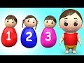 Numbers Song for Kids to Learning Numbers with Wooden Kids Toys Cartoon Nursery Rhymes for Children