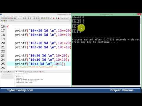 Lecture-17 Relational Operators
