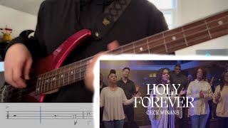 Video thumbnail of "[BASS COVER] CeCe Winans - Holy Forever (TAB)"