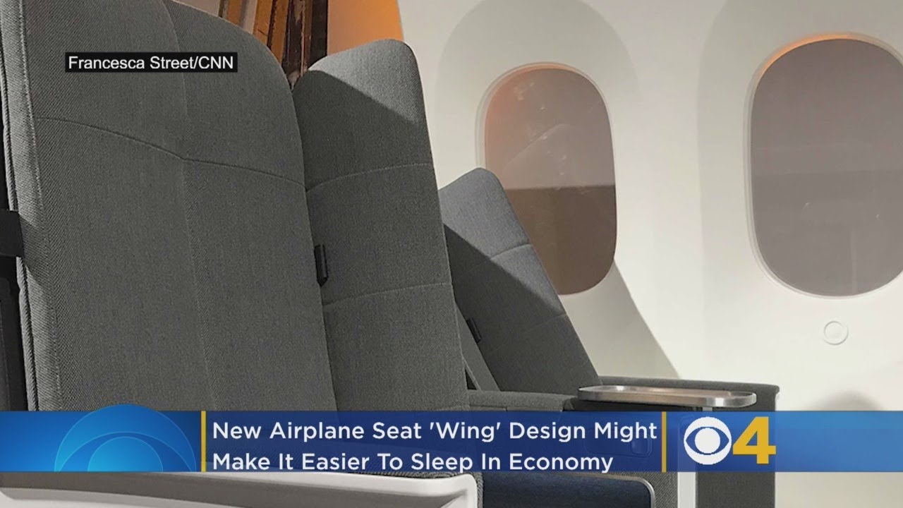 New Airplane Seat 'Wing' Design Might Make It Easier To Sleep In