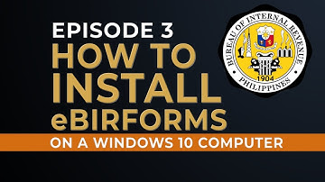 How to Install eBIRForms