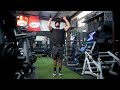 Dumbbell curl and press burpee