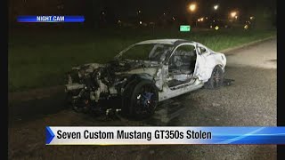 Seven custom Mustang GT350s stolen