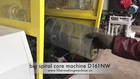 spiral core/tube forming machine www.filtermakingmachine.cn