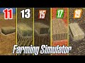 Farming simulator 11 vs 13 vs 15 vs 17 vs 19  bale making  loading technology