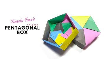 MODULAR PENTAGON BOX FROM PAPER:  TOMOKO FUSE