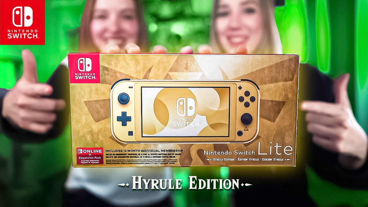 Nintendo Switch Lite Hyrule Edition: Is it worth it? ✨ | Unboxing