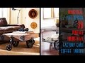 Factory Cart Coffee Table Wheels