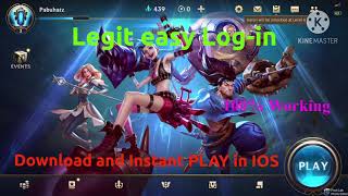 LOL Easy Log in in IOS Wild Rift LOL Quick Log in Tutorial