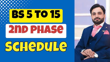 BS 5 to 15 | Second phase Schedule announced | How to start your Preparation