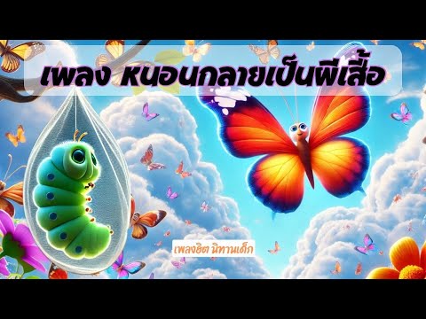 เพลง หนอนน้อยกลายเป็นผีเสื้อ | เพลงเด็กสร้างจินตนาการ #เพลงเด็กอนุบาล #หนอนผีเสื้อ@เพลงฮิตนิทานเด็ก